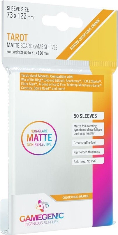 MATTE SLEEVES: TAROT (72 X 122 MM)