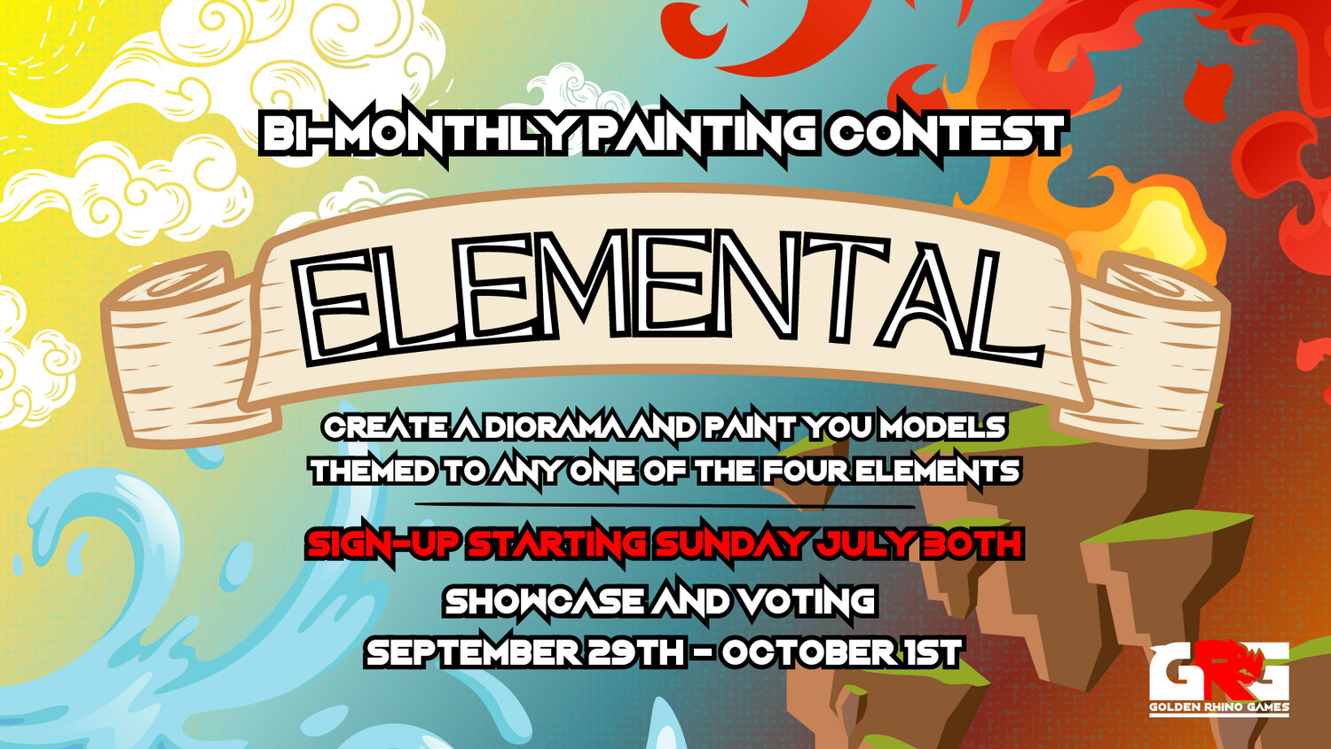 Bi-Monthly Painting Contest: Elemental