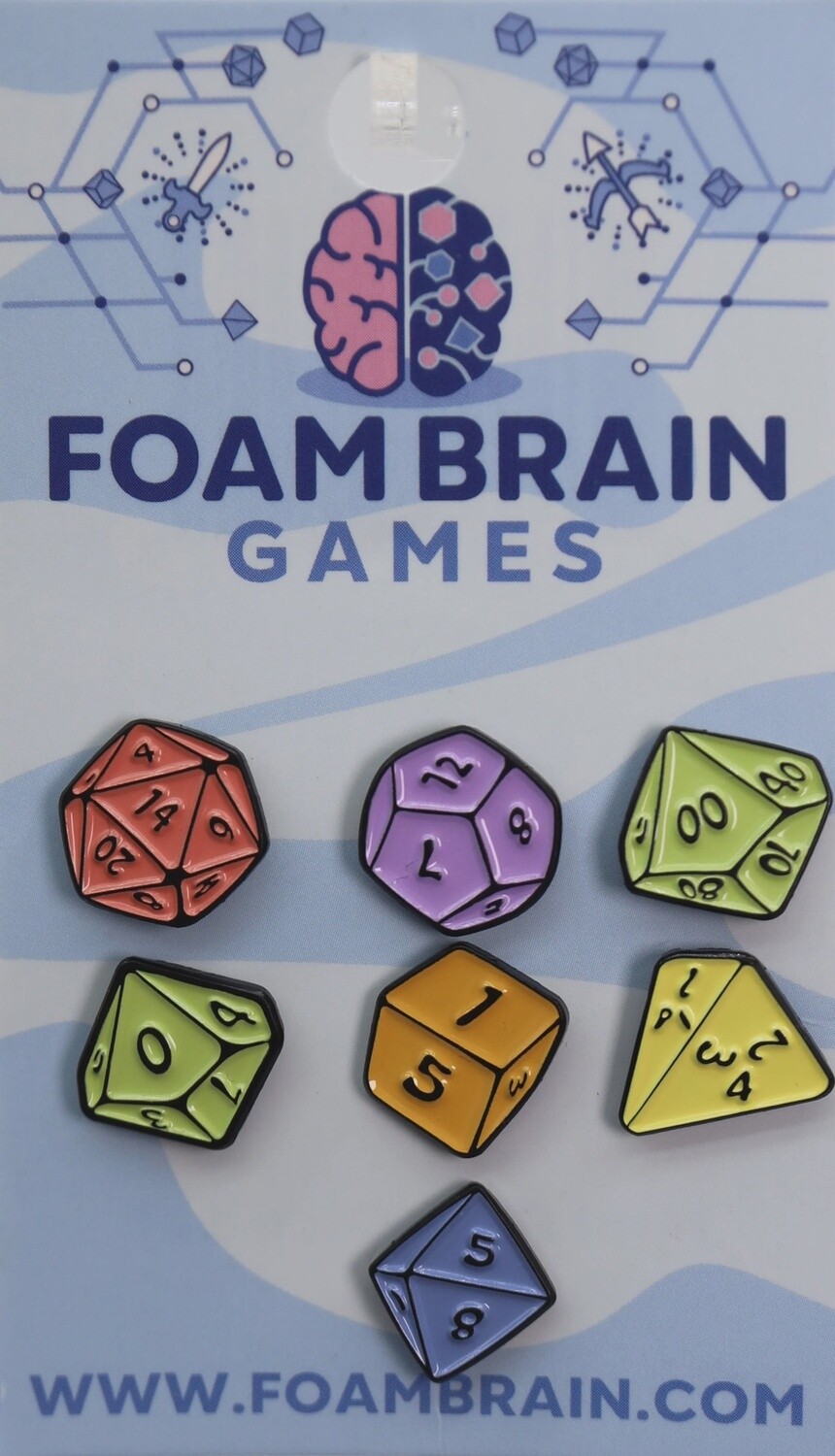 Mini Pins: Dice Set