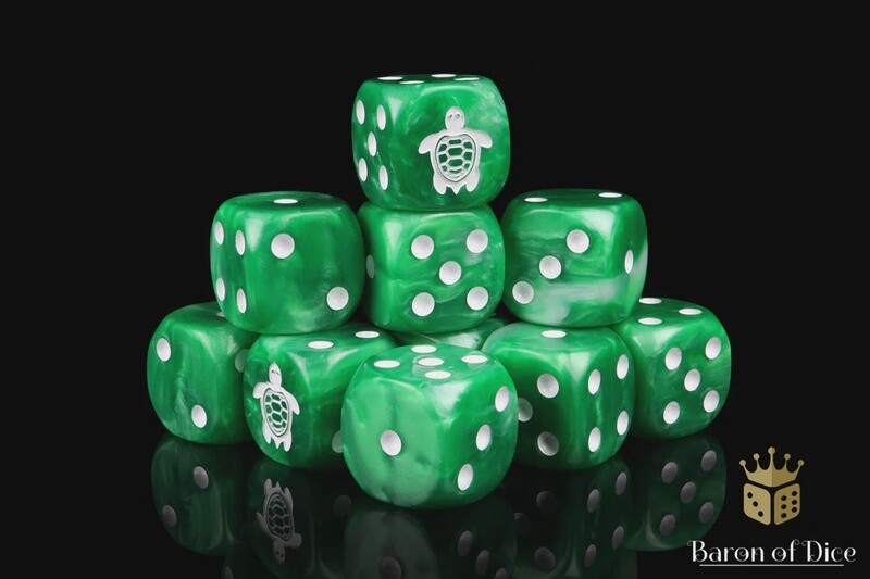 SEA TURTLE 16MM DICE