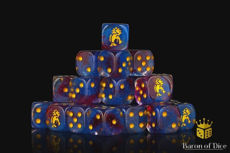 ANCIENT AZTECS 16MM DICE 2