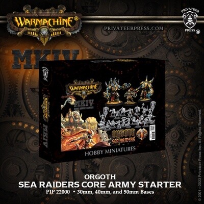 Orgoth Sea Raiders Core Army Starter—WARMACHINE: MKIV   (3D Printed Resin)