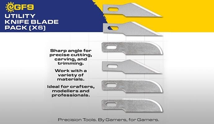 “Utility” Knife Blade Pack (x6)
