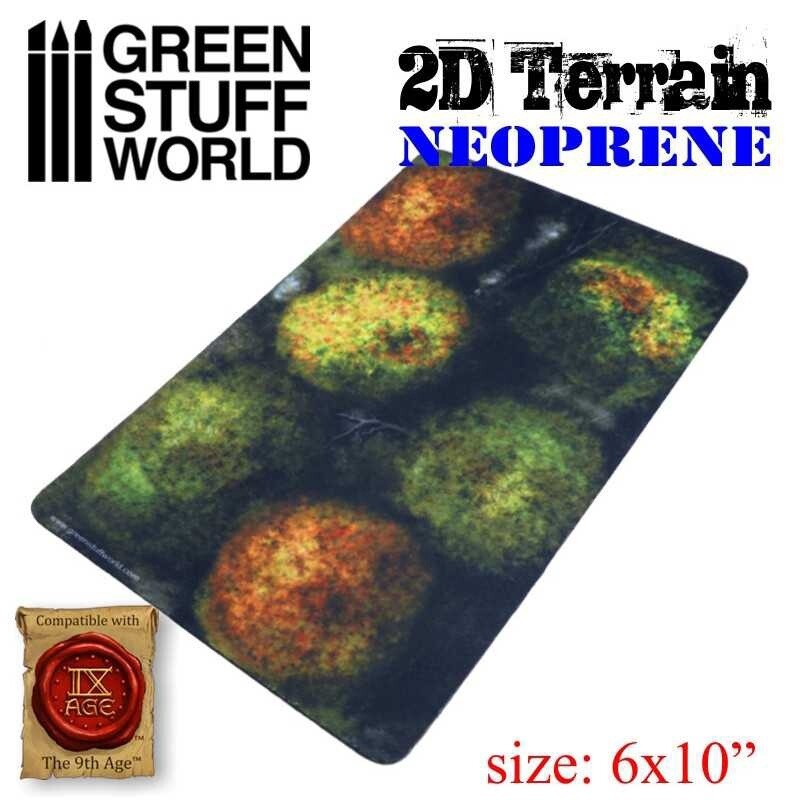 Neoprene Terrain: Forest with 6 trees