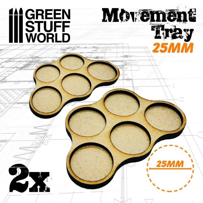 GSW Movement Trays 25mm x5