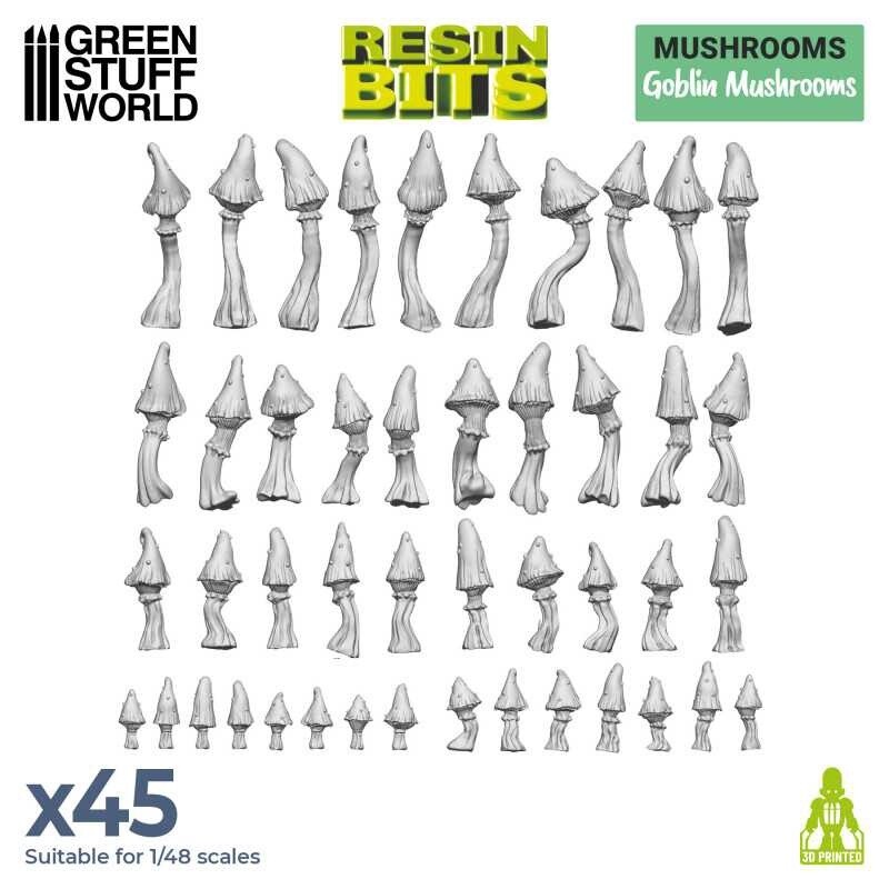 3D Printed - Goblin Mushrooms