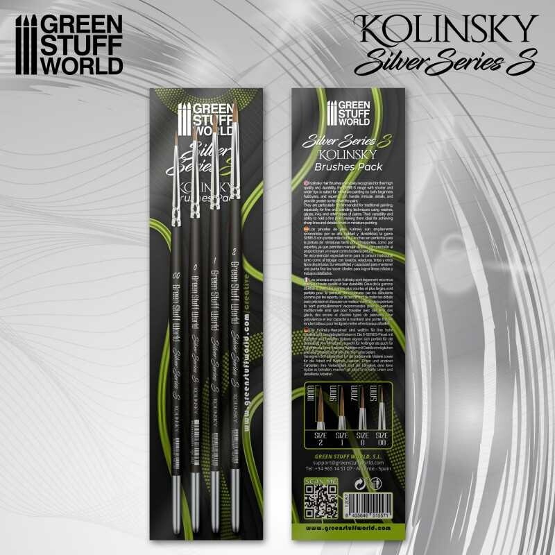 SILVER SERIES (S) - KOLINSKY BRUSH SET (SERIE-S)
