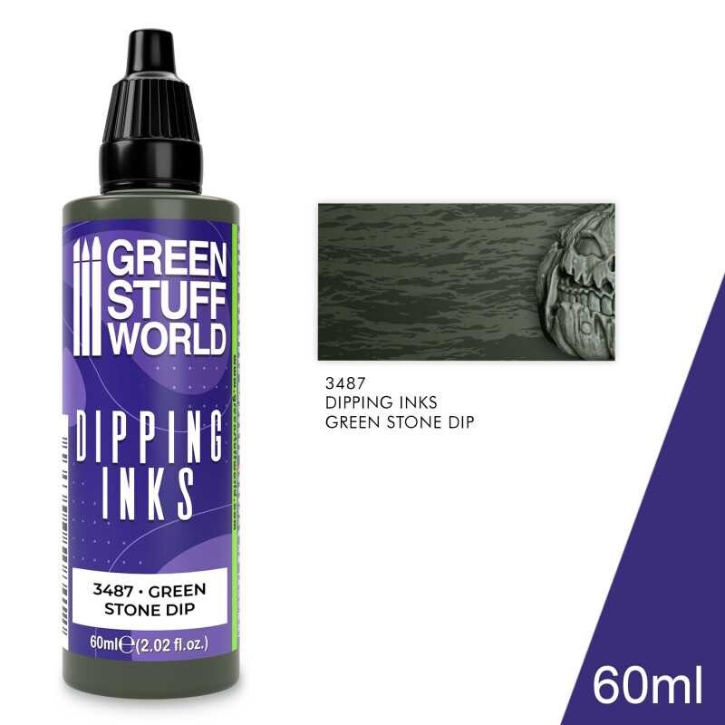 Dipping ink 60ml - BLACK SHADOW (Black Green Stone)