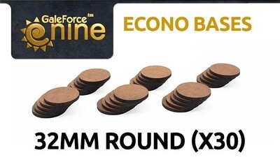 Econo Bases 32mm Round (X30)
