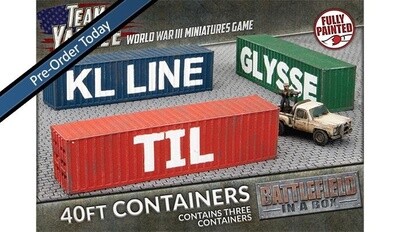 Modern: 40ft Shipping Containers (x3)