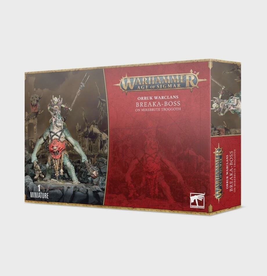 ORRUK WARCLANS Breaka-Boss on Mirebrute Troggoth