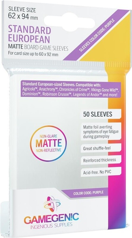 Matte Sleeves: Standard European