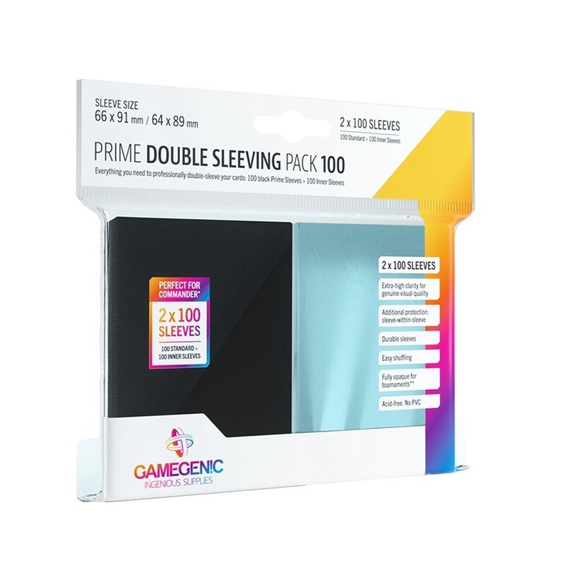 Prime Double Sleeving Pack (x80 sleeves)