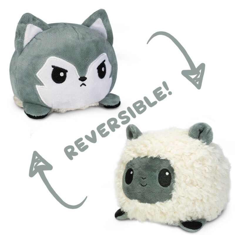 Reversible Sheep/Wolf Mini Plush