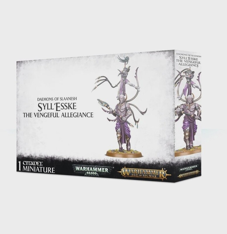 DAEMONS OF SLAANESH Syll&#39;Esske The Vengeful Allegiance