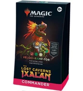 Magic: The Gathering: Lost Caverns of Ixalan Commander Deck, Box: Lost Caverns of Ixalan: Veloci-Ramp-Tor