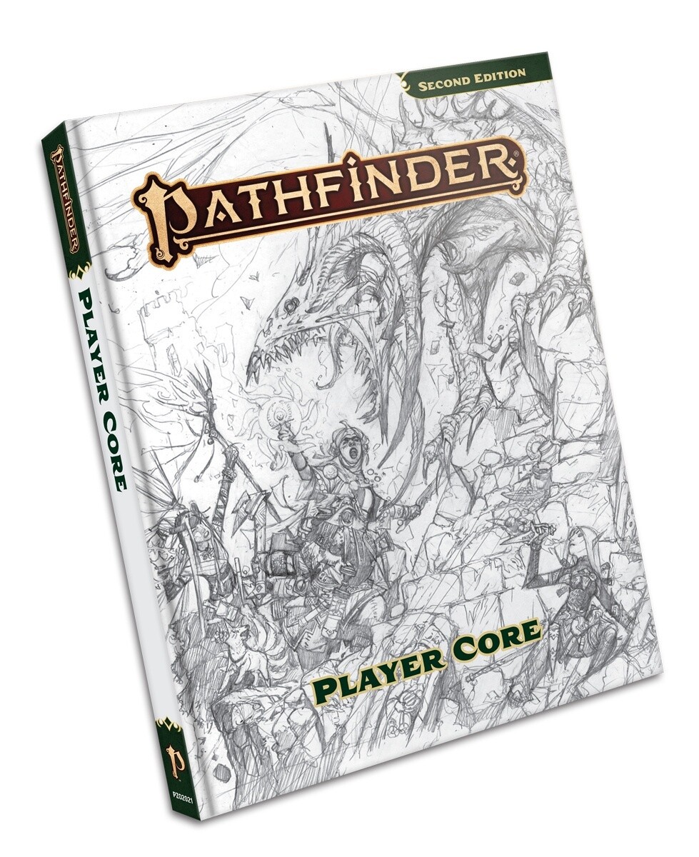 Pathfinder 2nd Edition Player Core (Sketch cover)