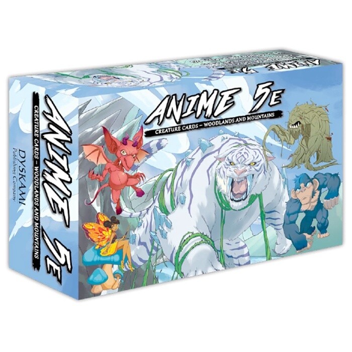 D&amp;D 5th Edition: Anime: Creature Cards Volume 1 Woodlands and Mountains