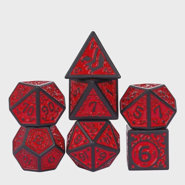 Blood Thirst RPG Dice Set