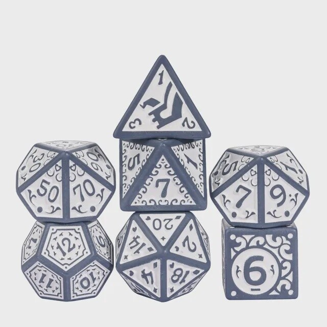 Crisp Blizzard RPG Dice Set