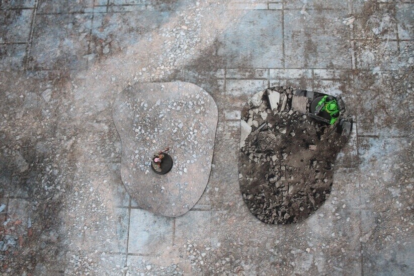 Double Sided Neoprene Terrain, Terrain Type: Rocks &amp; Ruins