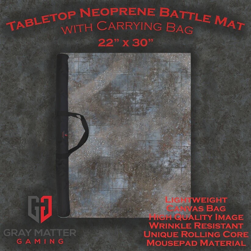 Urban Ruins - Neoprene Battle Mat (22&quot; x 30&quot;)