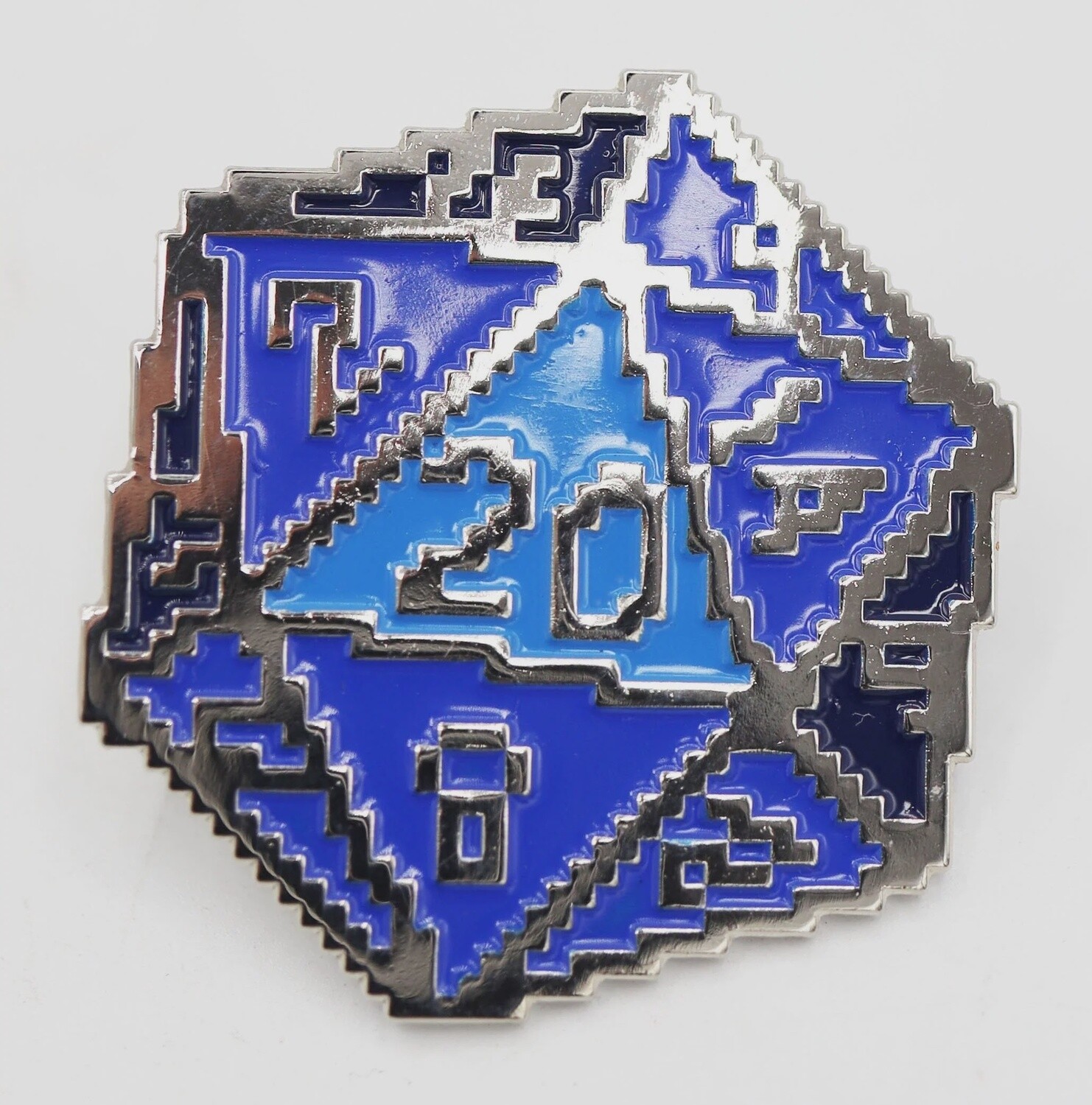 D20 Pin - 8 Bit Blue