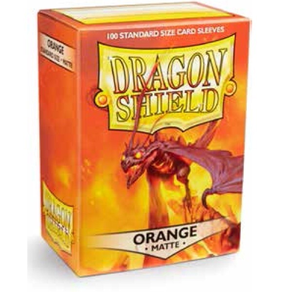 Dragon Shield Sleeves/ Standard: Matte Orange