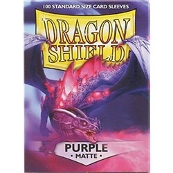 Dragon Shield Sleeves/ Standard: Matte Purple