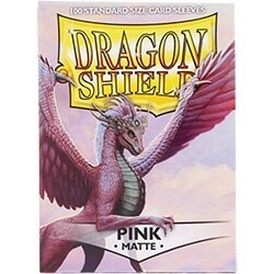 Dragon Shield Sleeves/ Standard: Matte Pink