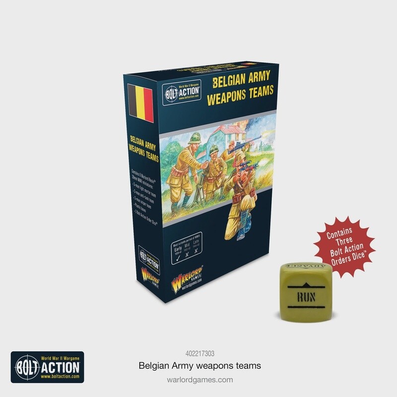 Bolt Action: Belgian Army Weapons Teams