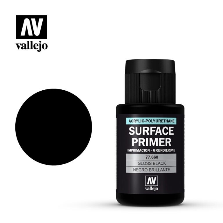 Metal Color: Surface Primer: Gloss Black