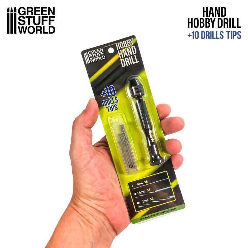 GSW Hobby Hand Drill Bits - BLACK (10 count)
