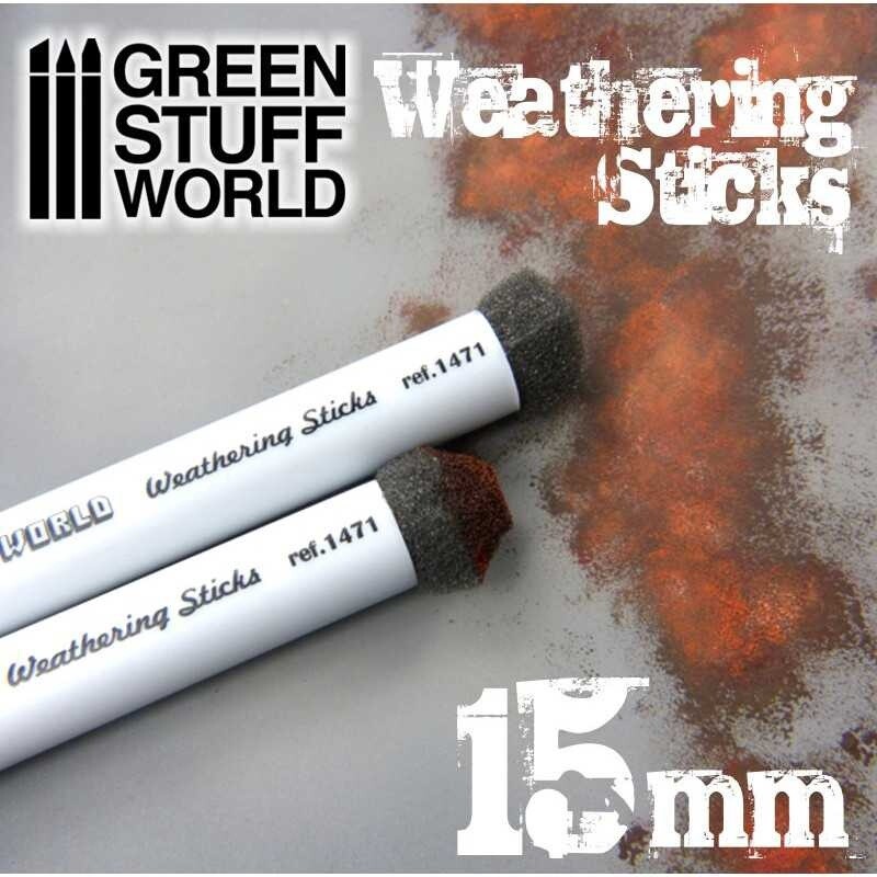 GSW Weathering Sticks / Brushes 15mm