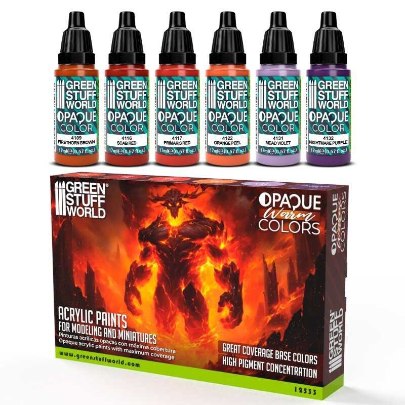 PAINT SET - Opaque Colors WARM