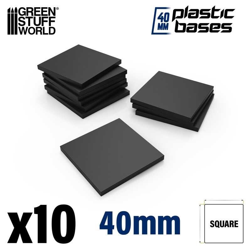 Plastic Square Base 40mm