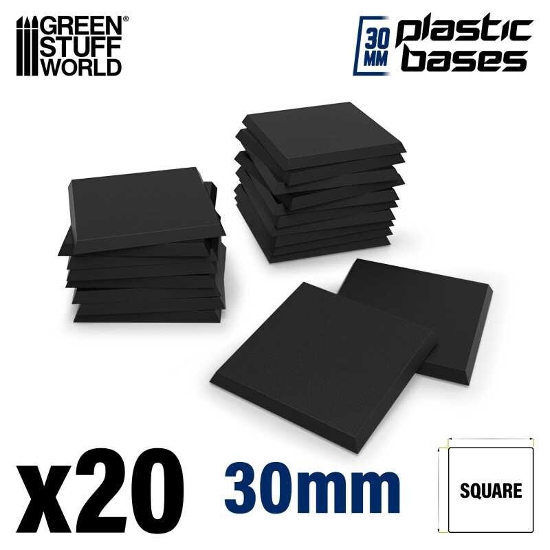 Plastic Square Base 30mm