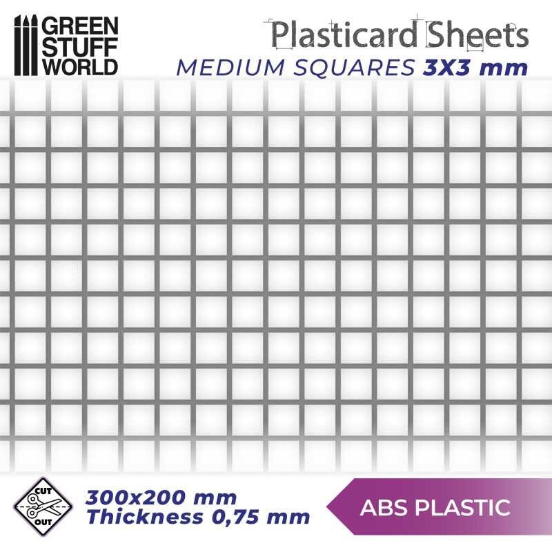 ABS Sheet Medium Squares