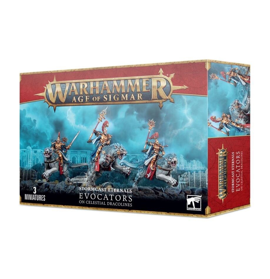 STORMCAST ETERNALS Evocators on Celestial Dracolines