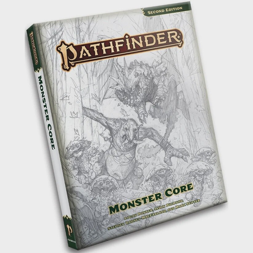 Pathfinder 2E: Pathfinder Monster Core Sketch Cover Edition