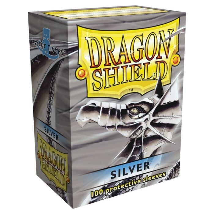 Dragon Sheild Sleeves/ Classic: Silver