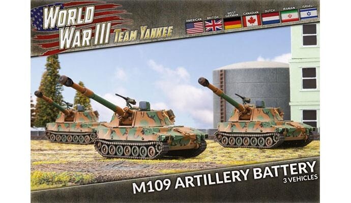 American M109 Field Artillery Battery (x3 Plastic)