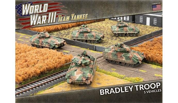American Bradley Troop M2 or M3 (x5 Plastic) TUBX19