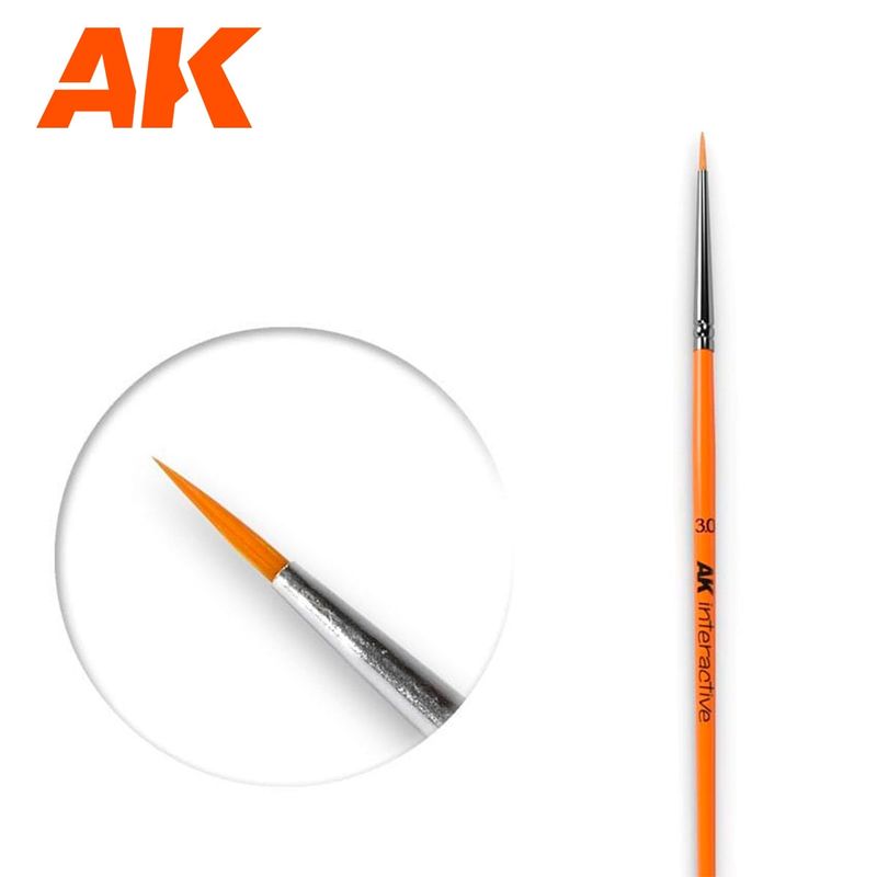 AK: Round Brush 3/0 Synthetic