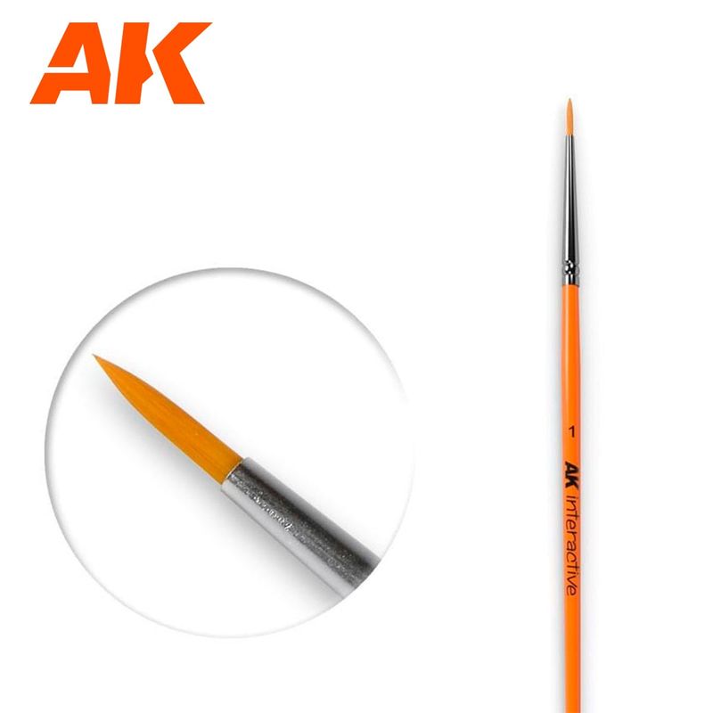 AK Round Brush 1 Synthetic