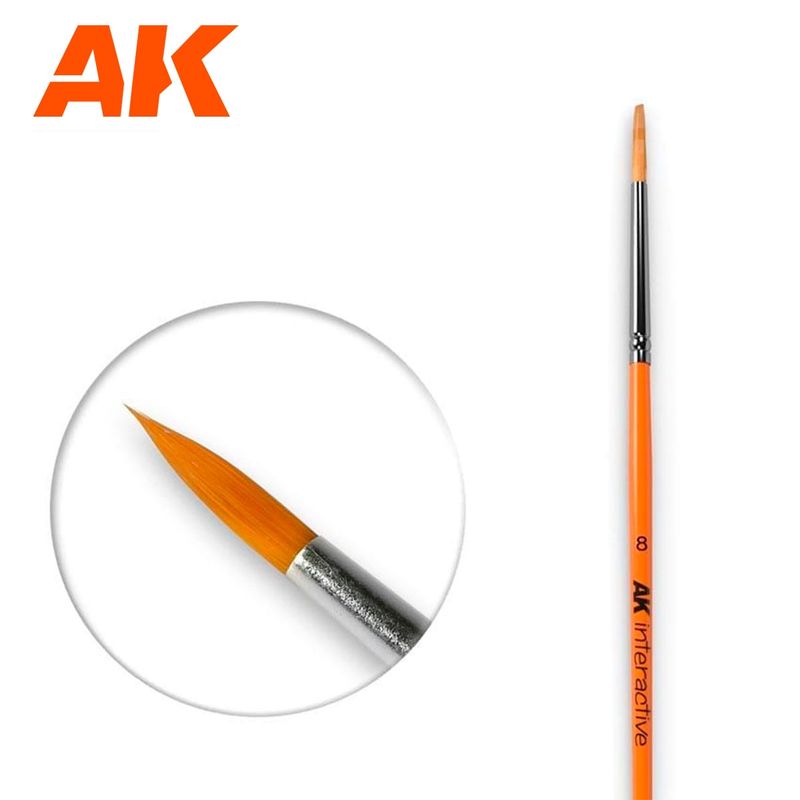 AK: Round Brush 8 Synthetic