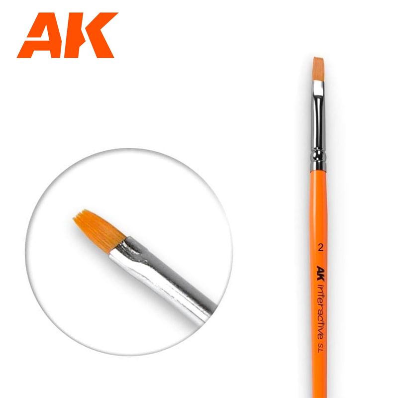AK: Flat Brush 2 Synthetic
