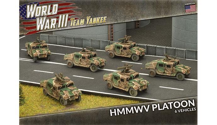American HMMWV Platoon (WWIII x6 Tanks Plastic) TUBX14