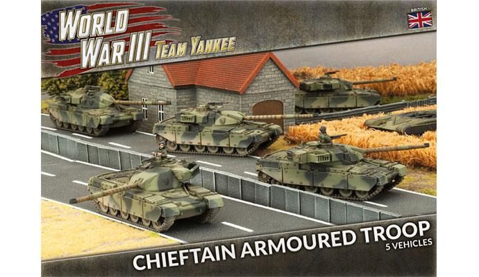 British Chieftain Armoured Troop (Plastic)