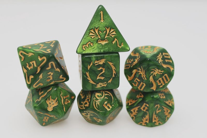 Drakes Flight: Growth RPG Dice Set